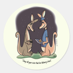 Delivery Classic Round Sticker