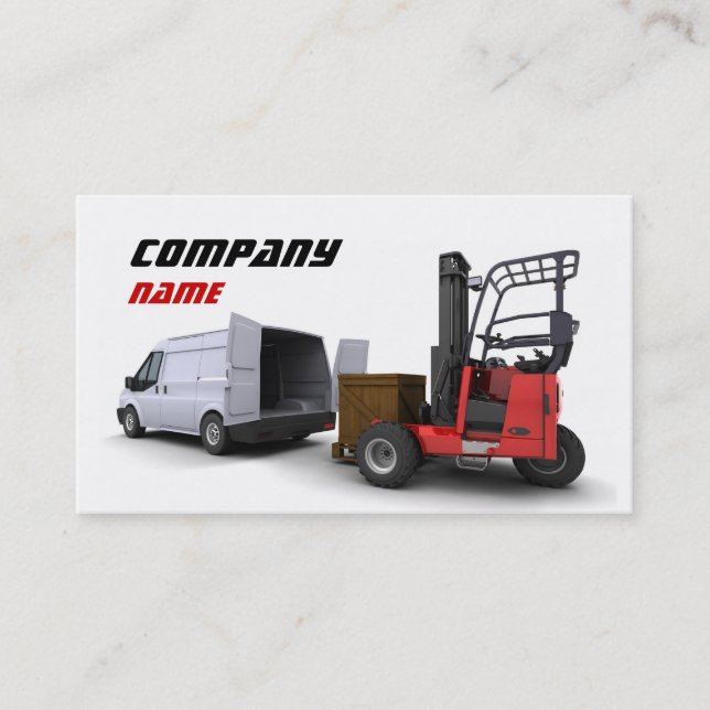 Delivery Company Business Card (Front)