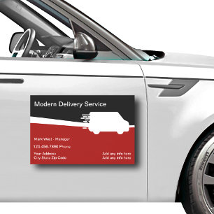 Delivery Courier Theme Magnetic Car Signs