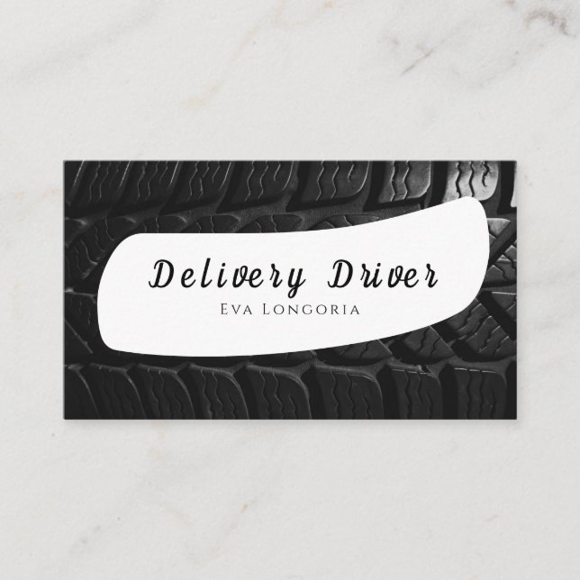 Delivery Driver Business Card (Front)