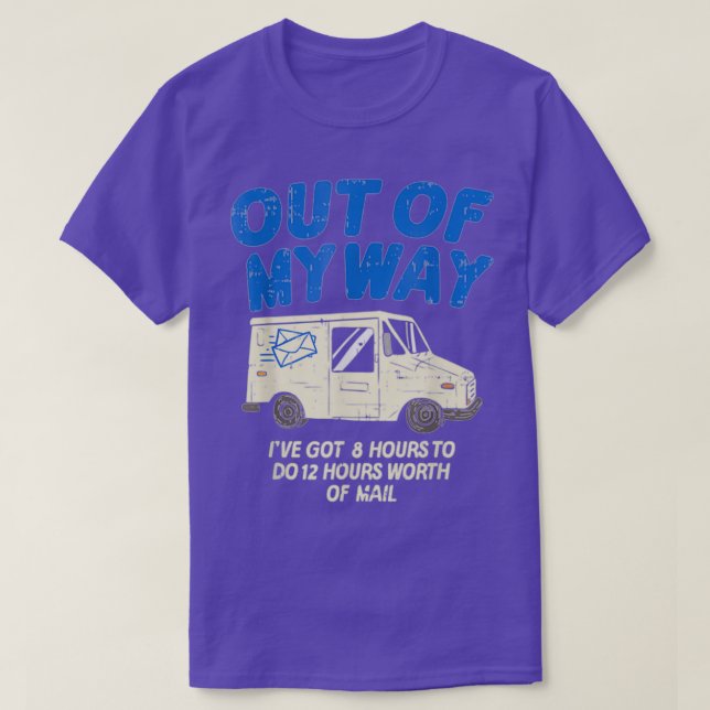 Delivery Driver Clothing Design T-Shirt (Design Front)