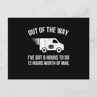 Delivery Driver Clothing Joke Gifts Delivery Truck Postcard