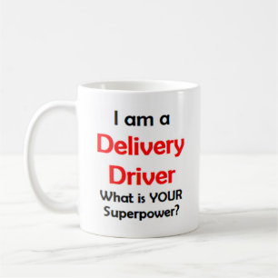 delivery driver coffee mug