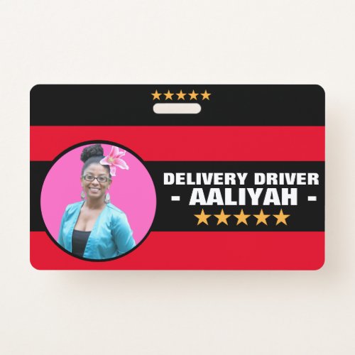 Delivery Driver Horizontal Badge