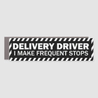 Delivery Driver I make frequent stops black white