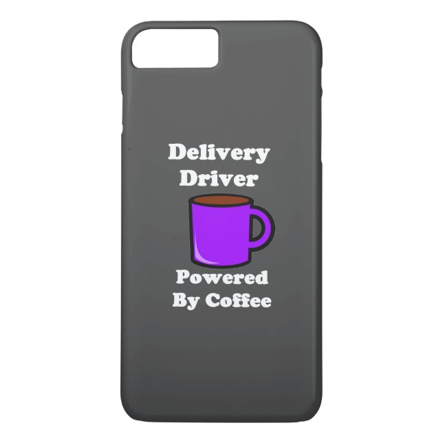 "Delivery Driver" Powered by Coffee Case-Mate iPhone Case (Back)