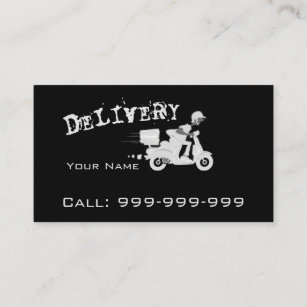 Delivery elegant business card