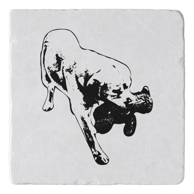 Delivery in Progress Trivet (Front)