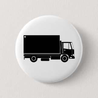 delivery moving truck van lorry pinback button