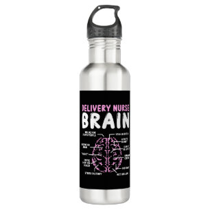 Delivery Nurse Accessoire Labor and Delivery Nurse Stainless Steel Water Bottle