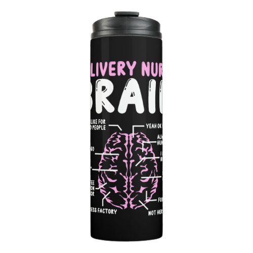 Delivery Nurse Accessoire Labor and Delivery Nurse Thermal Tumbler