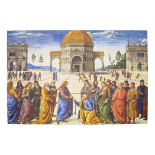 Delivery of the Keys   Pietro Perugino   Metal Print