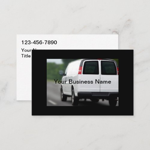 Delivery Or Home Services Business Cards