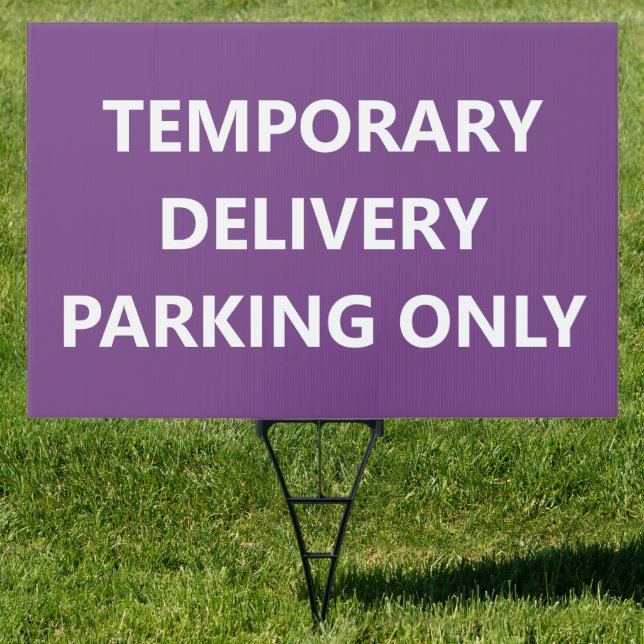 Delivery Parking Sign (Insitu)
