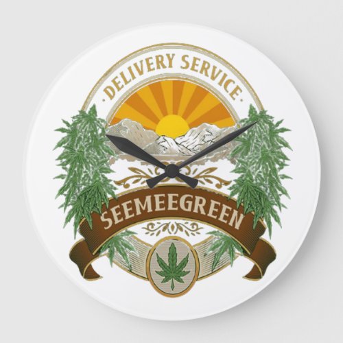 Delivery Service Seemee Green Clocks