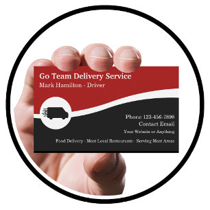 Delivery Services Local Company Business Card
