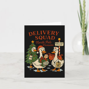 Delivery Squad Labor And Delivery Nurse Christmas  Card