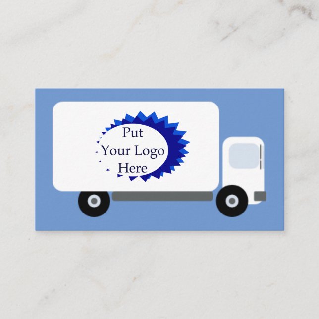 Delivery truck business card (Front)