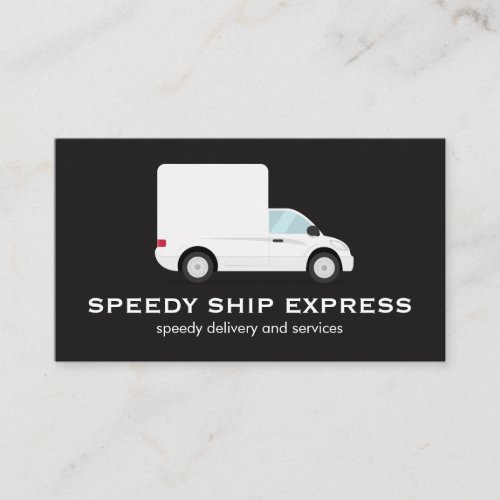 Delivery Truck Driver Logo Business Card