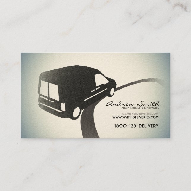 Delivery Van/HandyMan Business Card (Front)