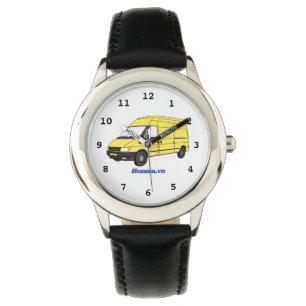 Delivery van illustration watch
