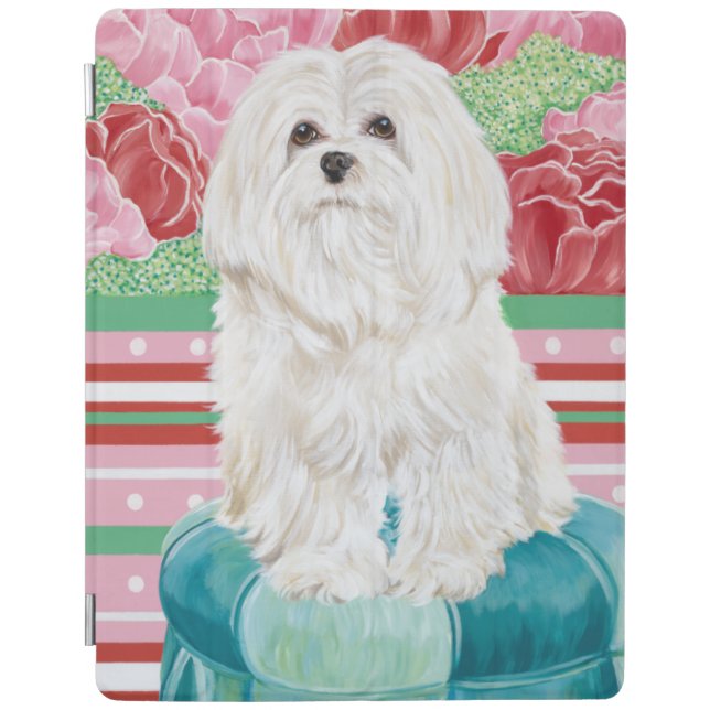 Della Rose Maltese iPad Smart Cover (Front)