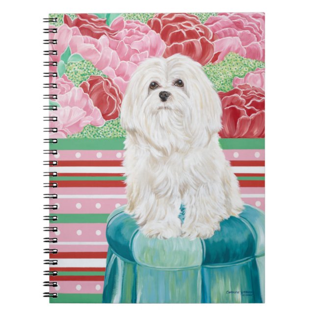 Della Rose Maltese Notebook (Front)