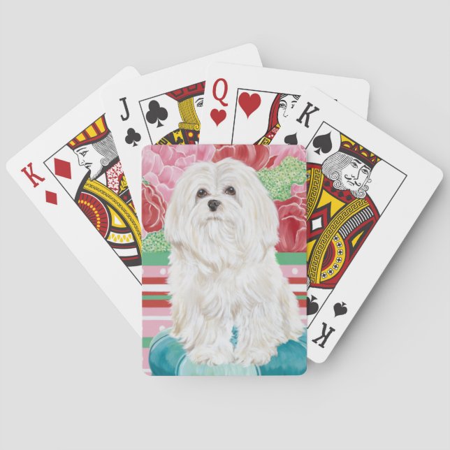 Della Rose Maltese Poker Cards (Back)