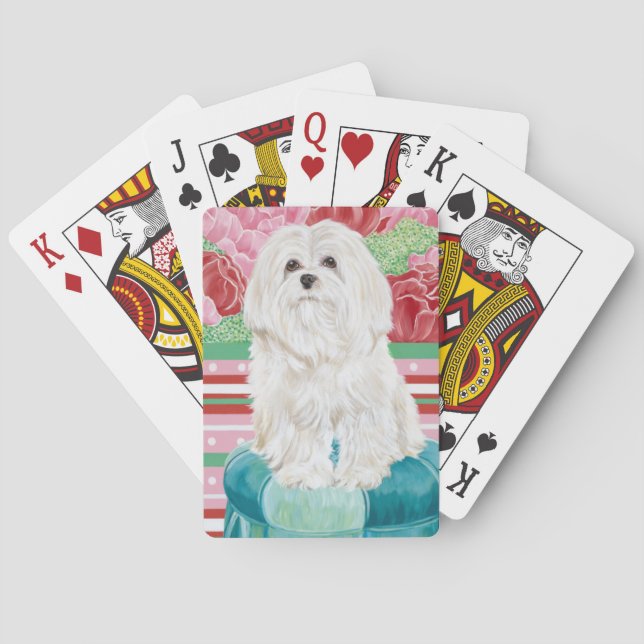 Della Rose Maltese Poker Cards (Back)