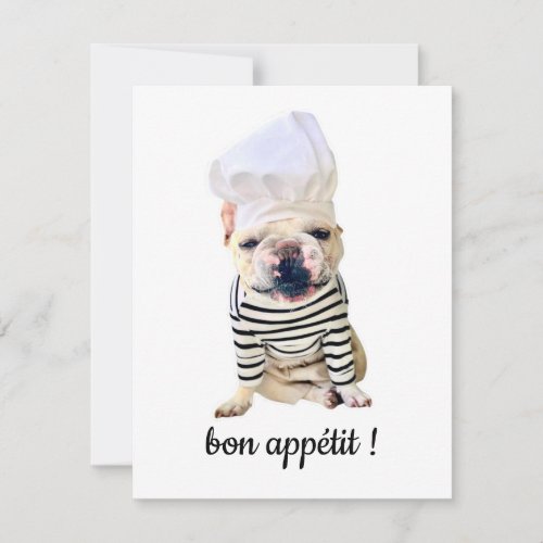 DELLALAFRENCH BON APPETIT NOTE CARD