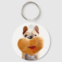 Dellalafrench Heart Donut Keychain !