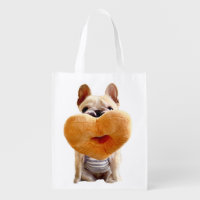 Dellalafrench Heart Donut Tote