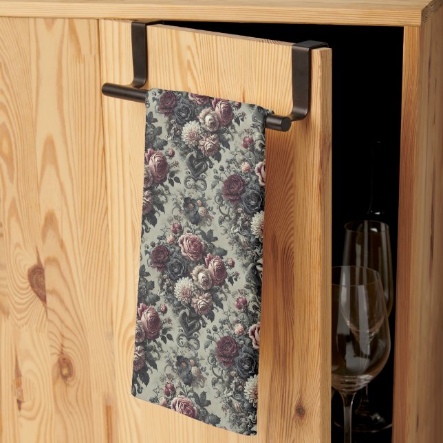 Dellamorte Dellamore – Gothic Victorian Kitchen Towel (Thirds Fold)