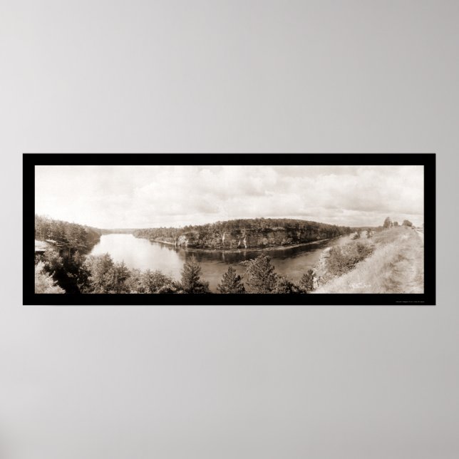 Dells of Wisconsin Photo 1911 Poster (Front)