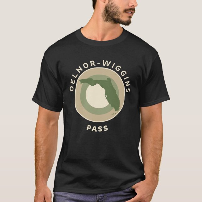 Delnor Wiggins Pass State Park Florida Bullseye FL T-Shirt (Front)