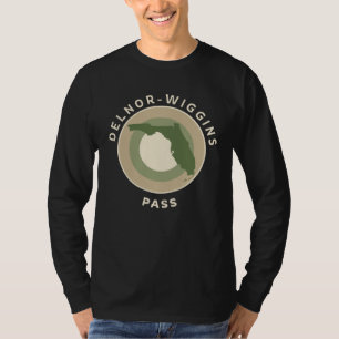 Delnor Wiggins Pass State Park Florida Bullseye FL T-Shirt