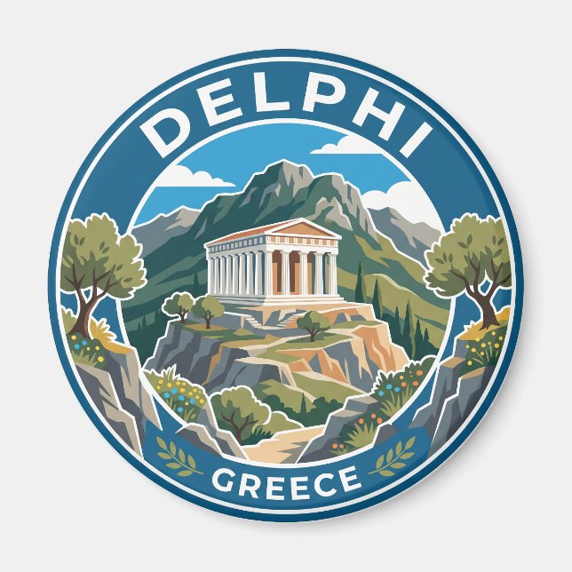 Delphi Greece Magnet (Front)