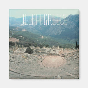 Delphi Greece Photo Travel Souvenir Fridge Magnet