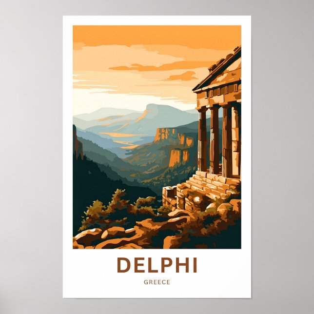 Delphi Greece Travel Print (Front)