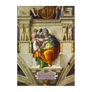 Delphic Sibyl by Michelangelo Acrylic Print