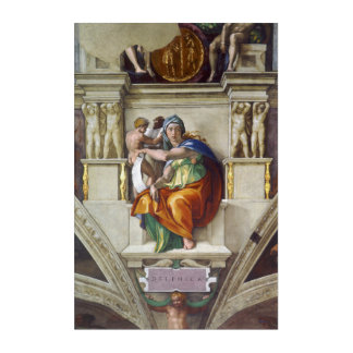 Delphic Sibyl by Michelangelo Buonarroti Acrylic Print