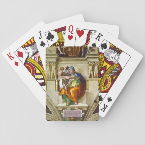 Delphic Sibyl by Michelangelo Playing Cards