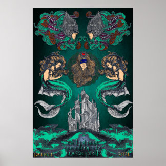 Delphina Queen of the Merefolk Poster