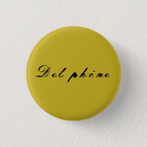 DElphine from the TV show Orphan Blackcalligraphy Pinback Button