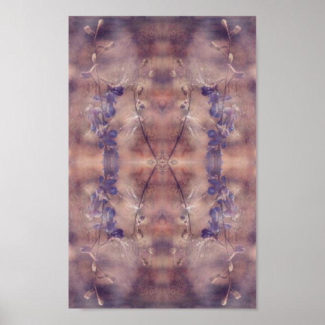 Delphinium Delight Poster (Front)