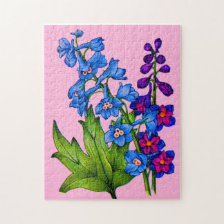 delphinium jigsaw puzzle