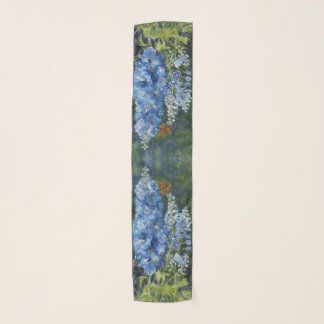 "Delphiniums" Scarf