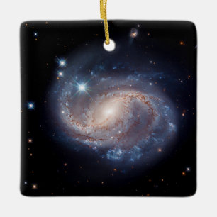 Delphinus Constellation NGC 6956 Ceramic Ornament