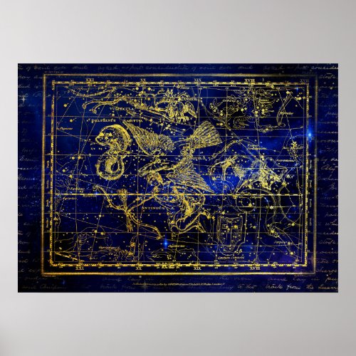 delphinus constellation poster