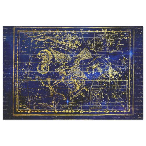 delphinus constellation tissue paper